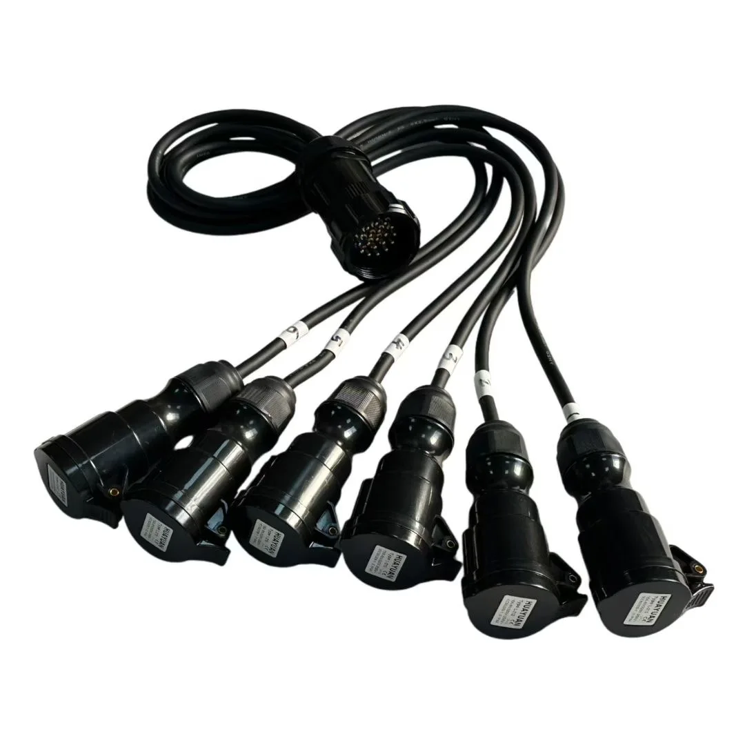 

1Meter Split Cable Socapex 19 Pin Male to 16A Female Powercon True1 Breakout Cable Power Electrical Wire Cable