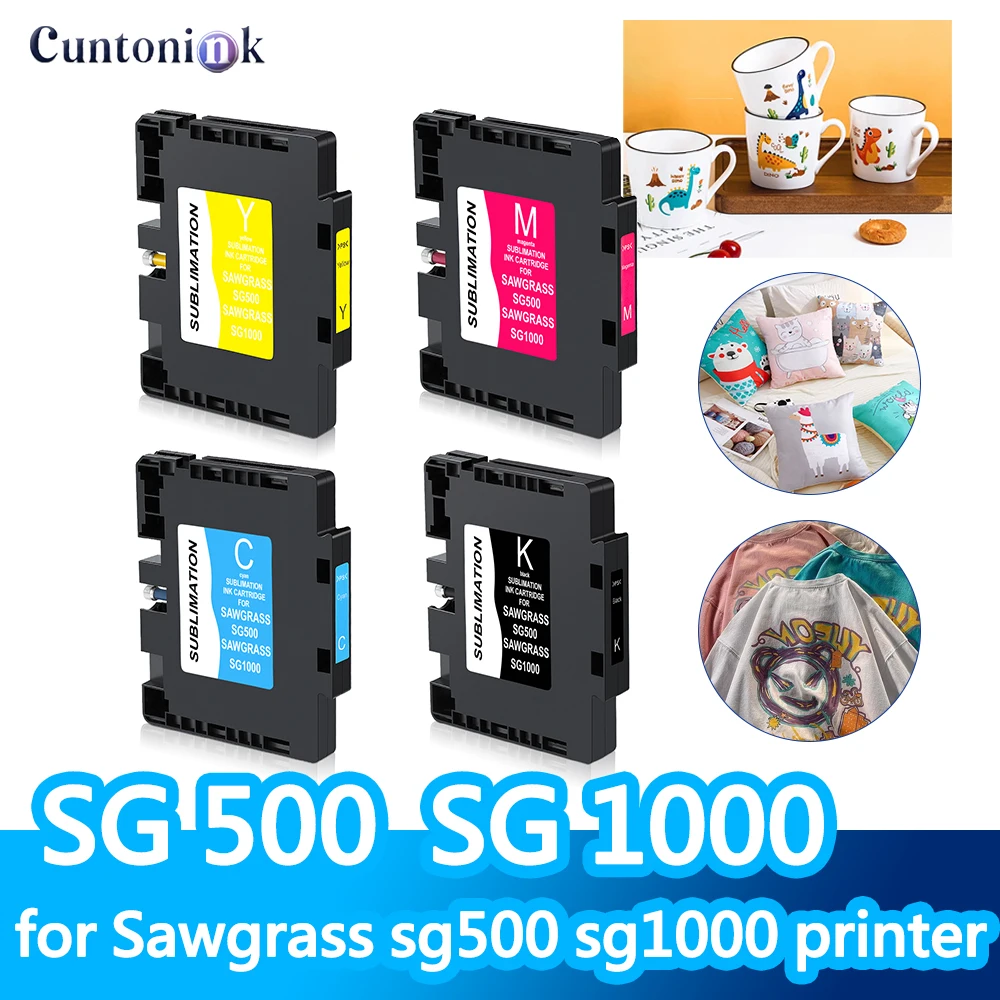 

Для Sawgrass SG500 SG1000 без последовательного номера, совместимый картридж с чипом, сублимационные чернила Plug and Play