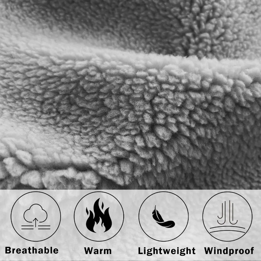 قناع التزلج Shy Velvet Sherpa Hood قناع التزلج بالاكلافا الشتوي المقاوم للرياح للرجال والنساء