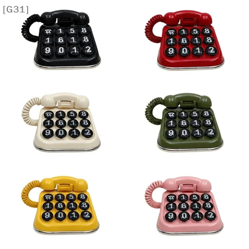 Retro Landline Telephone Shaped Car Parking Number Mini Temporary Phone Number Sign Vehicle Windshield Decoration【G31】[G31] - view 6