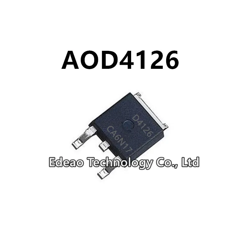 10~100Pcs/lot NEW D4126 AOD4126 TO-252 43A/100V N-channel MOSFET field-effect transistor