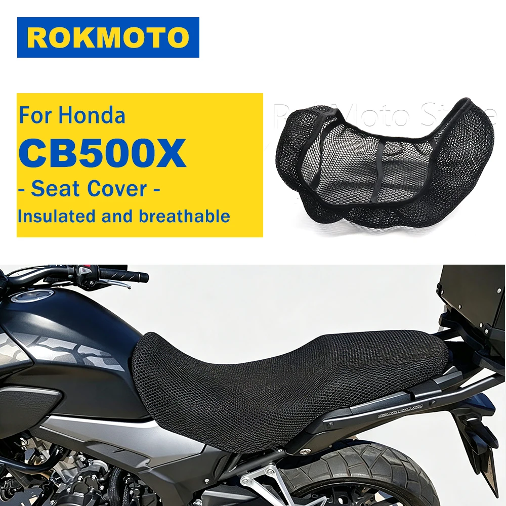 For Honda CB500X CB400X CB500 X Motorcycle Accessories Protecting Cushion Seat Cover Breathable Comfortable 3D Mesh Seat Cover