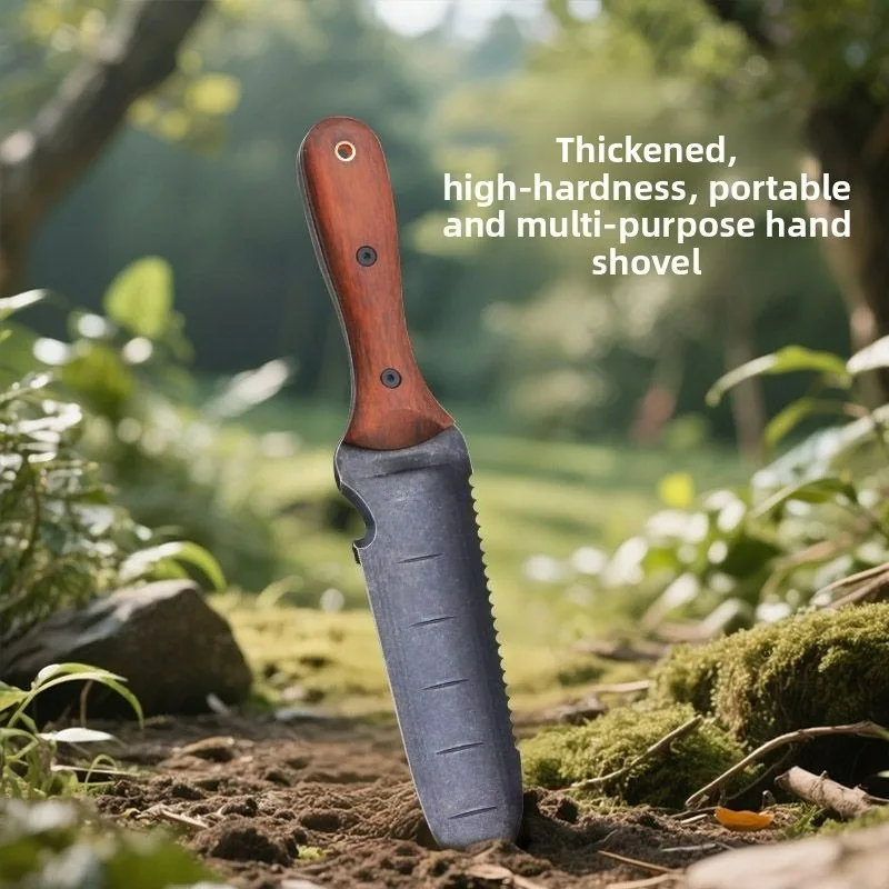 Garden shovel, garden  thickened hand shovel, multi-function shovel, special high-hardness integrated steel shovel for ga
