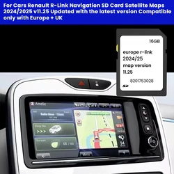 RENAULT Navigation R-LINK SD KARTE 11.25 EUROPA 2024/2025