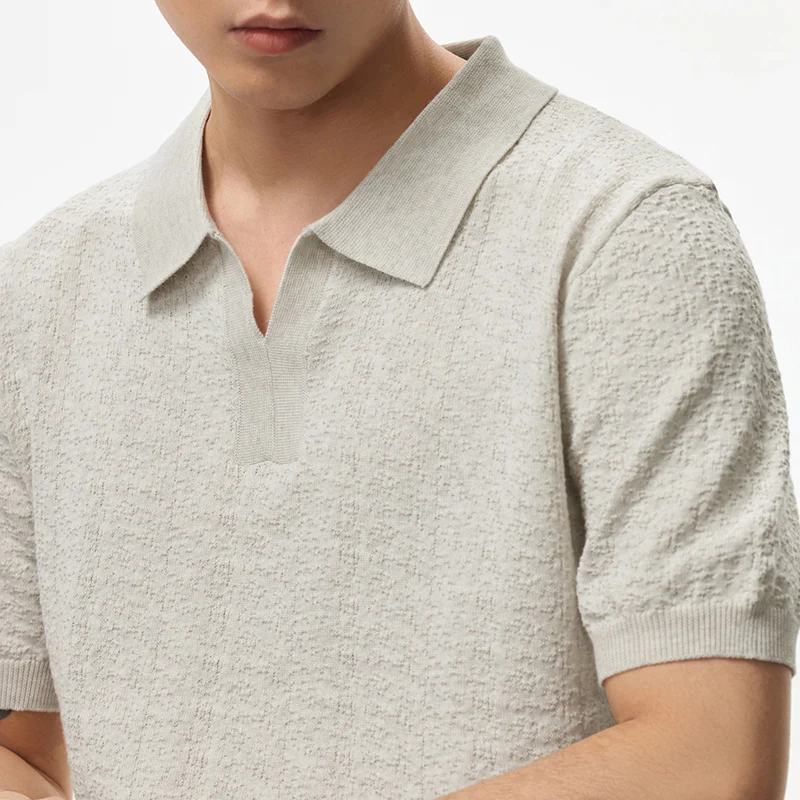 

Premium T Shirts For Men Classic Polo Shirt 16 Needle Stretch Knit Business Casual Short Sleeve Collar Timeless Style