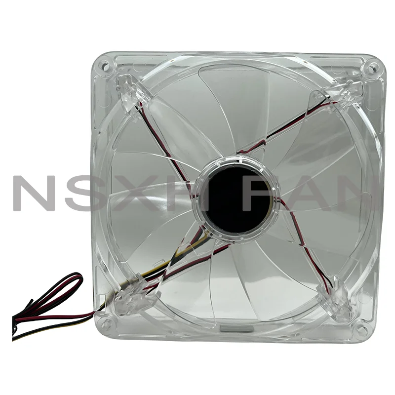 Best Silent Quiet 140mm Pc Case Cooling Fans 14cm 12V 4D Plug Computer Coolers Red LED 14025L12S