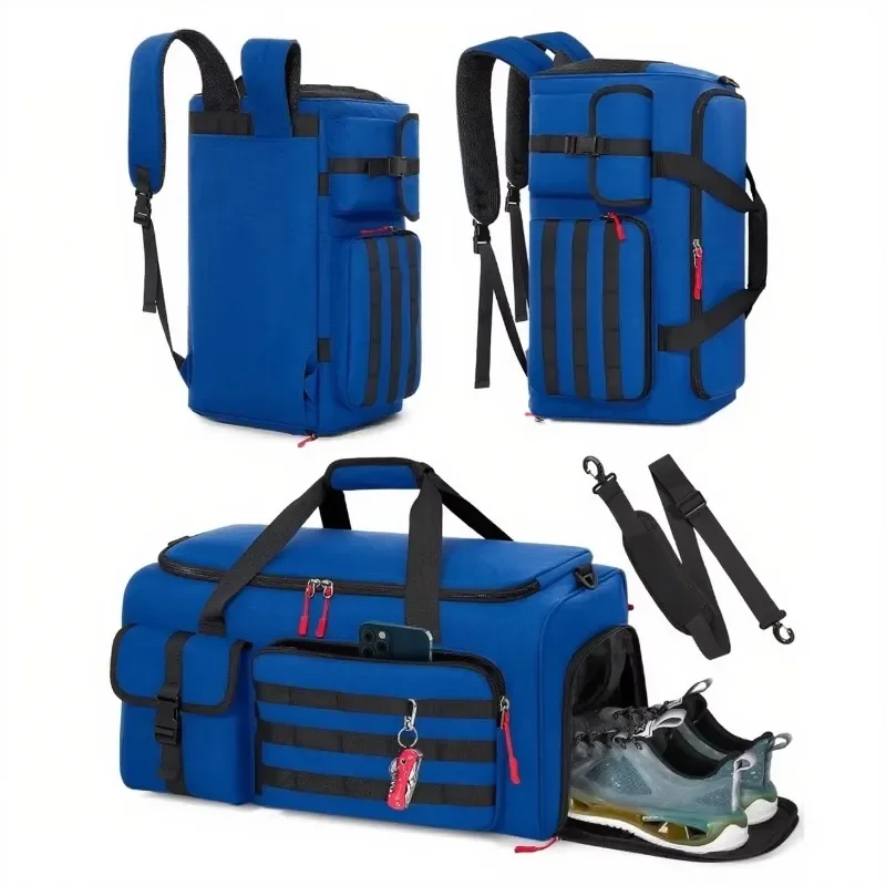 

Large capacity outdoor sports waterproof tactical backpack yoga fitness wet and dry fitness bag tactical travel bag