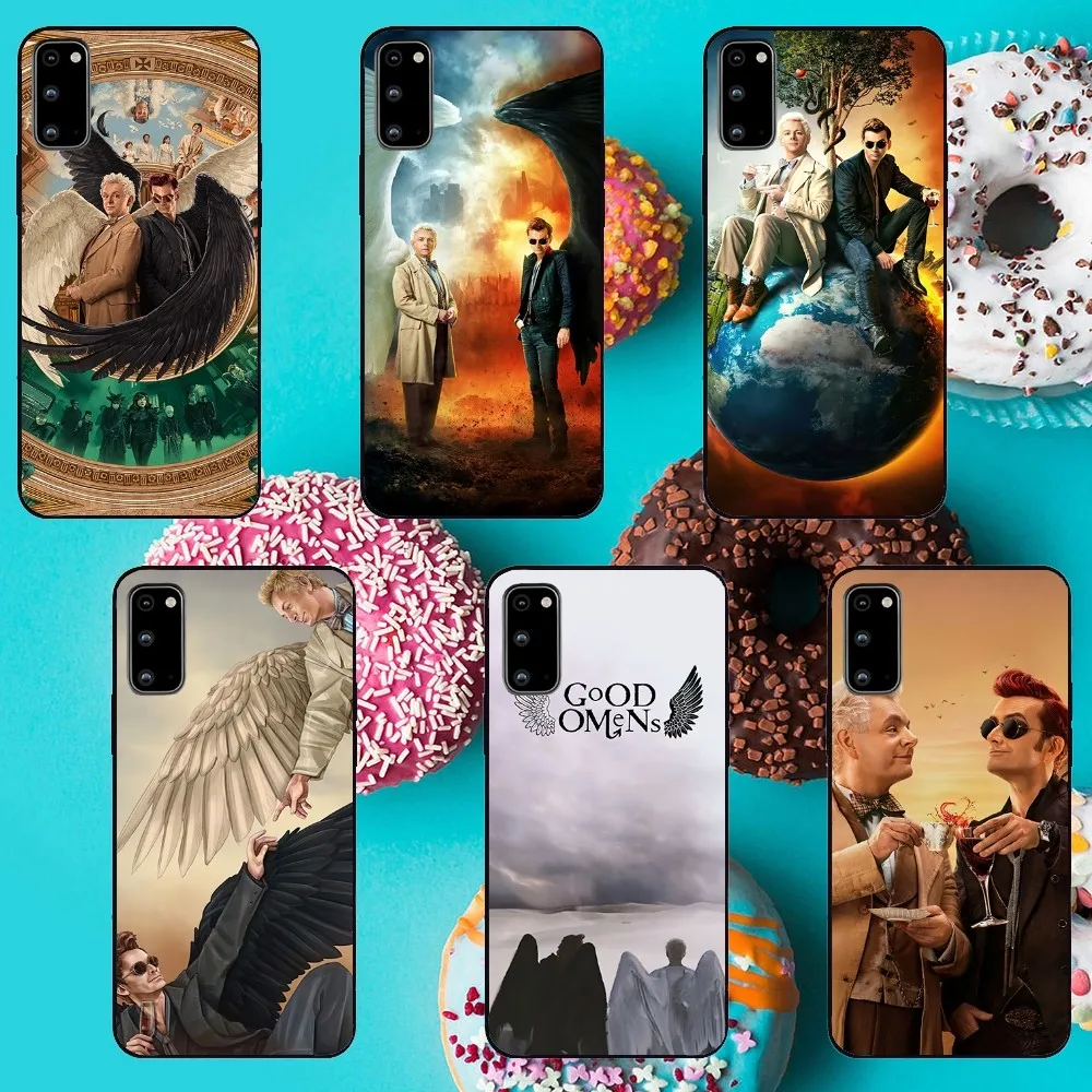 TV G-Good O-Omens Phone Case For Samsung Galaxy S22 S24 S23 S30 Note 20 10 Plus LITE FE ULTRA Shell