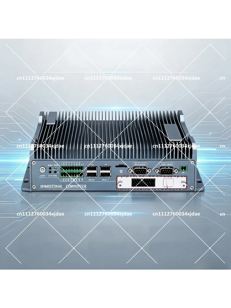 Fanless Embedded Industrial PC with Multi-Gigabit Ethernet & Multiple Serial Ports – Expandable Mini Control Computer