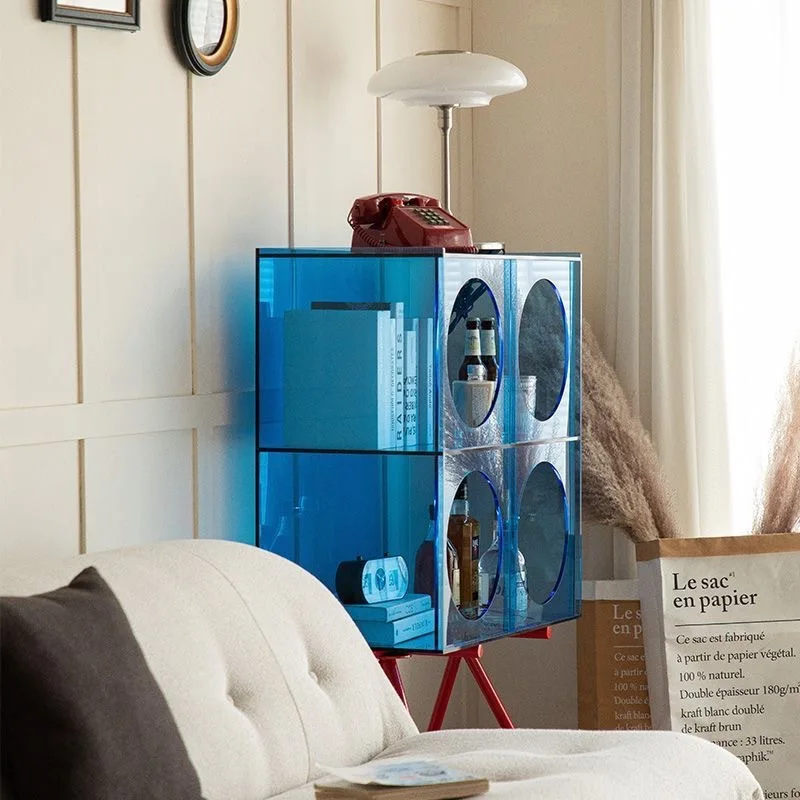 Storage cabinet Wine  Modern minimalist side  Dining side  Figure display