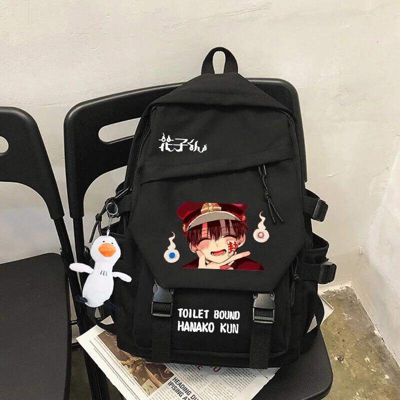 Toilet-bound Jibaku Shounen Hanako-kun Nylon Backpack School Bags Bookbags Anime Cartoon Travel Shoulder Bags