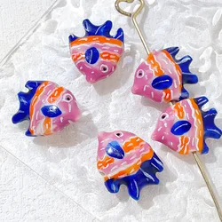 Ceramic Bead Deep-sea Tropical Fish Diy Bracelet Luggage Accessories