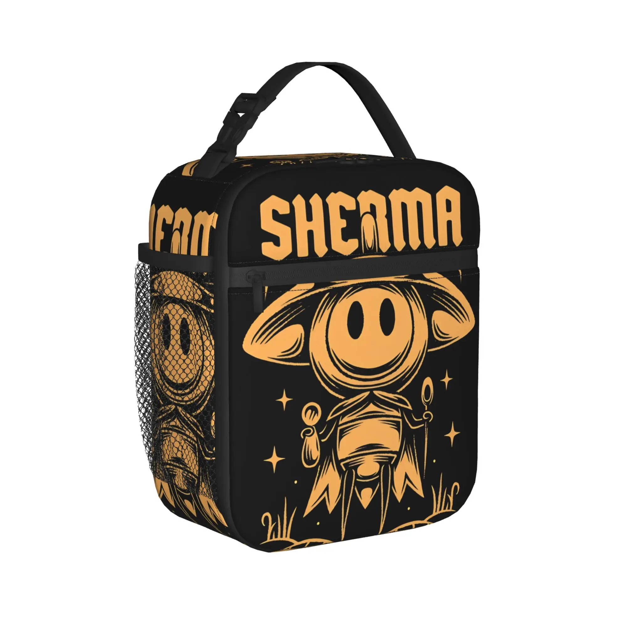Sherma Hollow Knight  Insulated Lunch Bag Cooler Bag Reusable,Lunch Container  Leakproof Tote Lunch Box Food Handbags