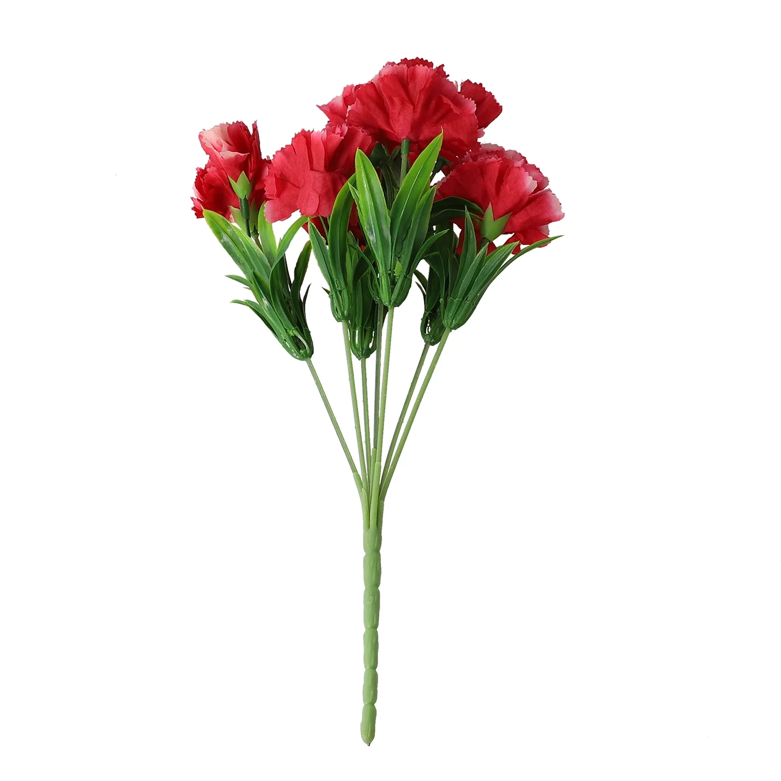 Artificial Flower Carnation Fake Plants Home Wedding Decor Red Pink White Champagne Yellow Green Rose Red Purple Deep Purple