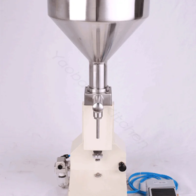 Machine de remplissage de pâte commerciale en acier inoxydable, crème manuelle, shampoing, miel, liquide visqueux, remplissage A02