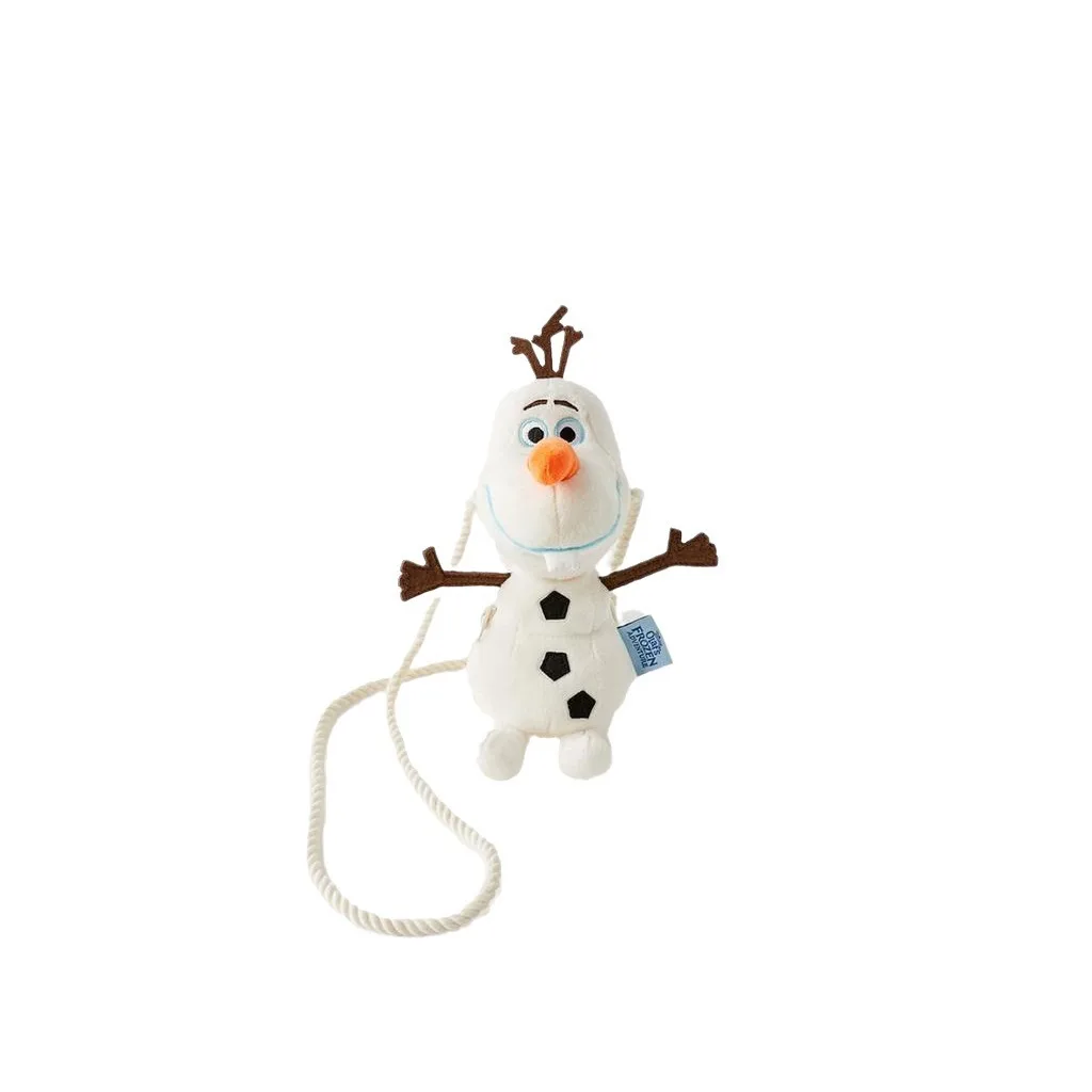 Disney Anime Cartoon Frozen Kawaii Olaf The Snowman Bag, bolso de hombro lindo, Colección Adorable, regalos de Navidad para niñas