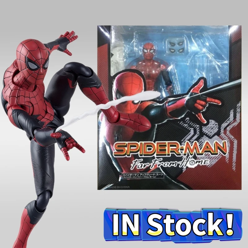 

SHF Spiderman Action Figure Spider Man Far From Home Version Articulated Figure Model Doll Children Toys