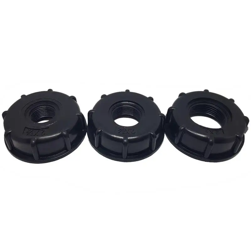 Durable IBC Tank Fittings Universal Coarse ThreadedCap 60mm Female Thread To 1/2 