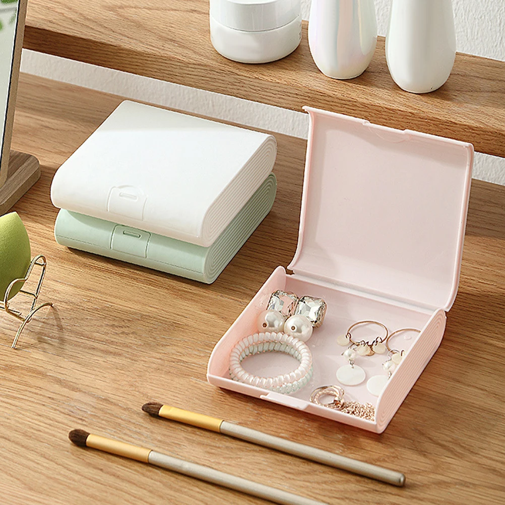 

4pcs Headphone Case Pp Material Accessories Organizer Box For Earphones Cables Travel Digital Items Storage Boxes Cable