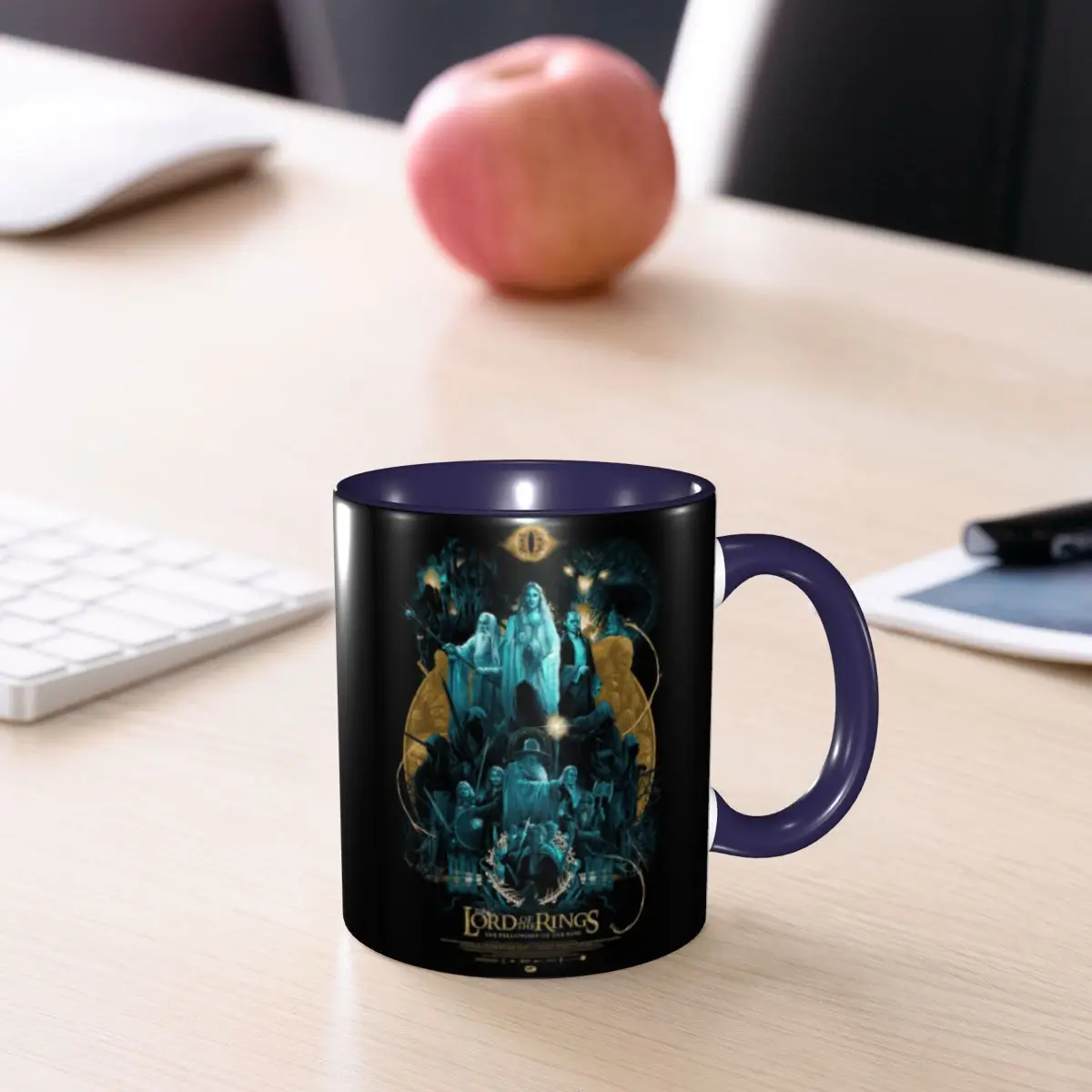 La Taza Mágica de El Señor de los Anillos, Divertida Taza de Cerámica para Café, Té, Leche, Regalo para Hombre y Mujer