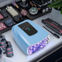 New cordless uv led nail lamp rechargeable 86w professional uv lamp nail dryer led light for feet Crystal uv led nail lamp