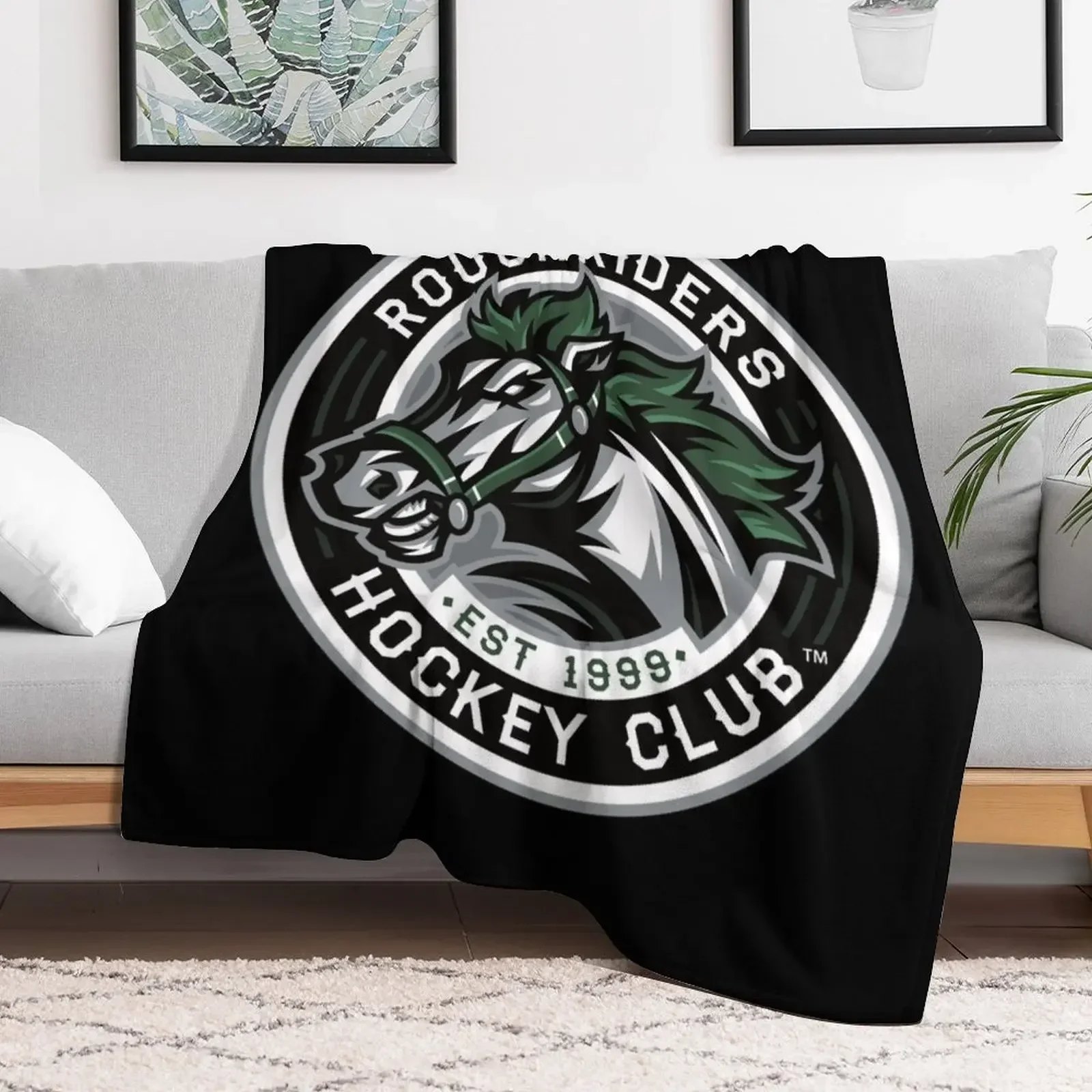 RoughRiders Throw Blanket Flannel Fabric warm winter Blankets