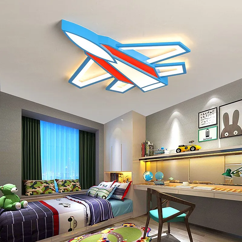 

Modern LED Airplane Ceiling Light For Kids Room Children Bedroom Baby Boys Room Decor Ceiling Chandelier Aircraft Lamp Fixtures