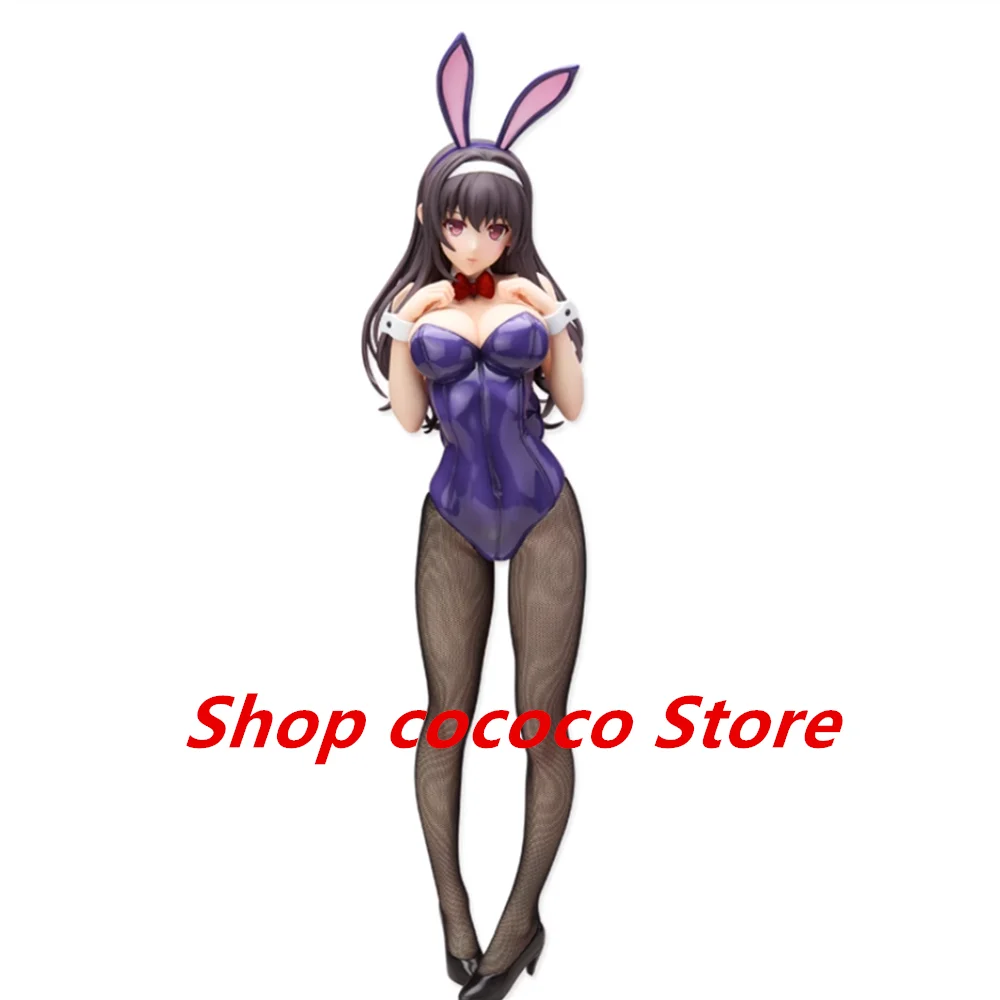

42cm Saenai Heroine no Sodatekata Kasumigaoka Utaha Bunny Girl Standing Pose Anime PVC Figure Statue Desktop Decoration Gift​