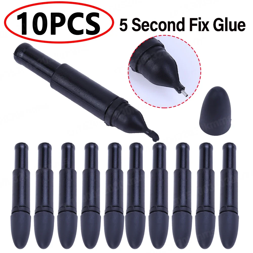 1-10pcs 5 Second Fix Glue No UV Light Quick Dry Welding Compound Repair Liquid Plastic Pen Super-powered Fix Glue Refill Pen