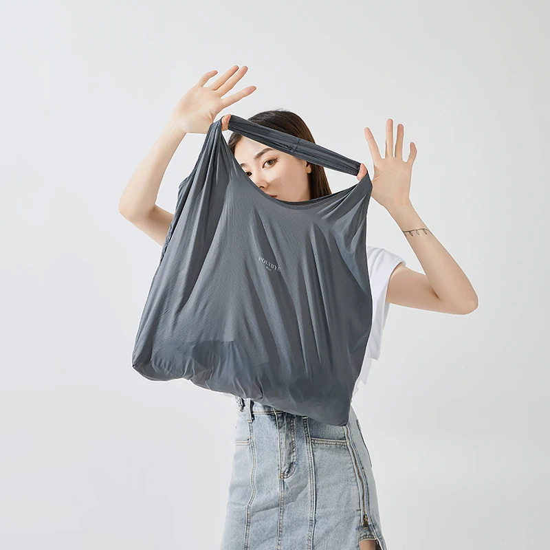 Polybye Super light Reusable Tote bag Eco-friendly Nylon Foldable Shopping Bag Handbag Grocery Bag Lunch Bag Recycle Bag