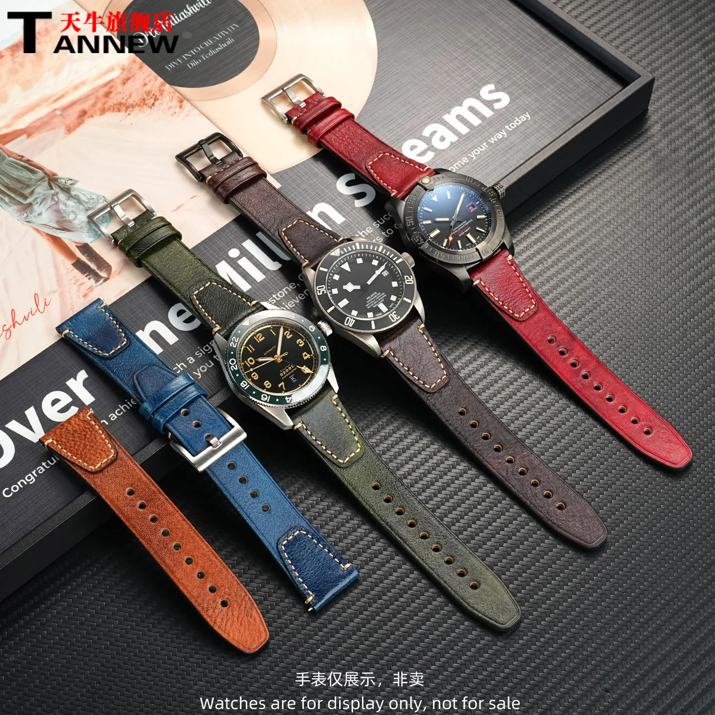 20 22Mm Vintage Lea…