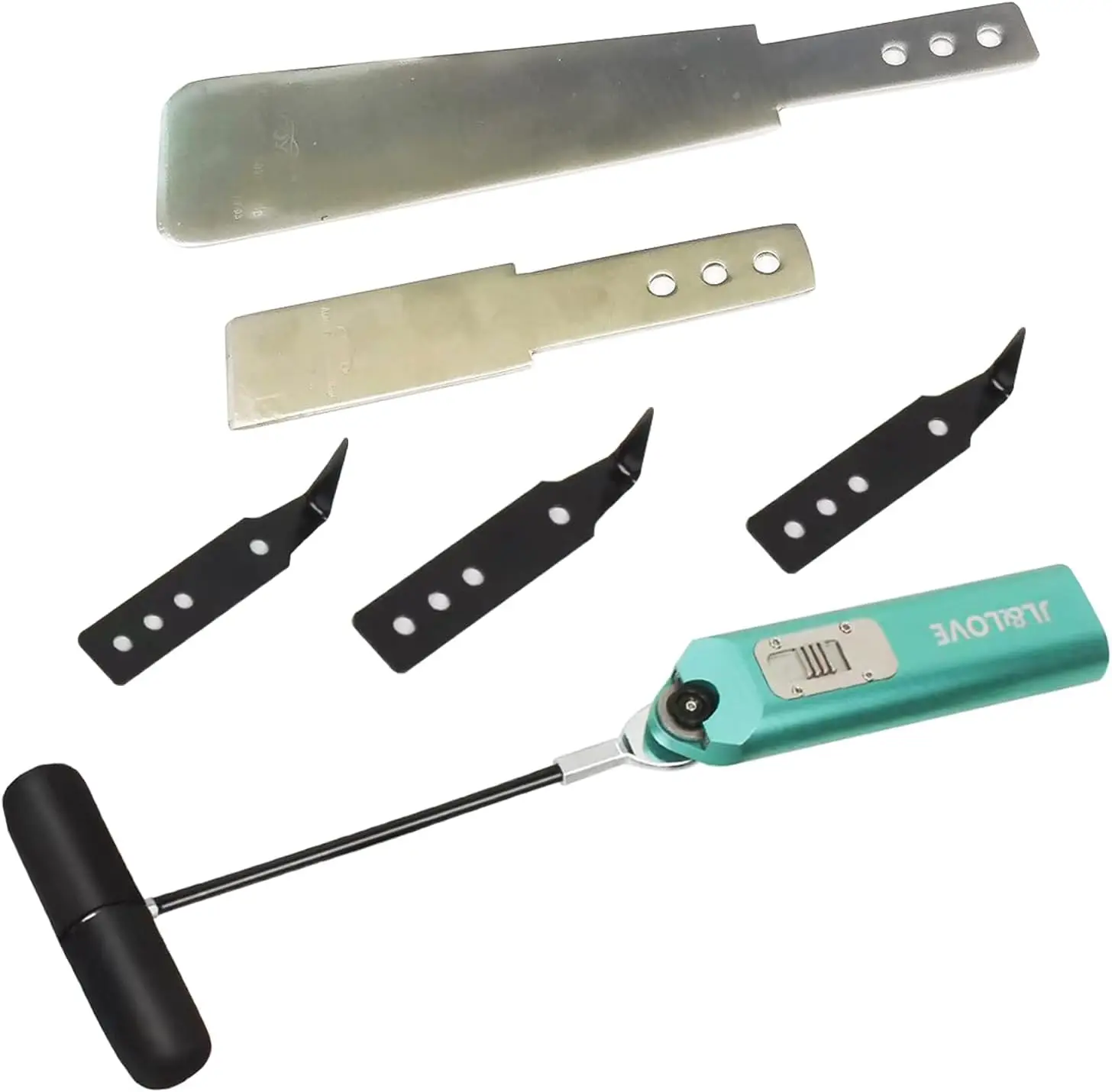 

Universal Windshield Removal Tool Set, Cold Knife & Urethane Scraper for Car Window Glass - Green