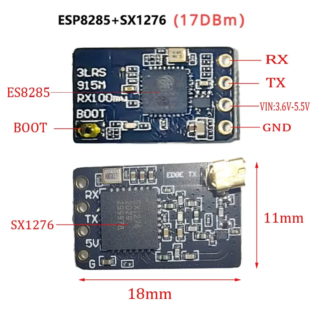 ELRS MINI 915Mhz RX SX1276 EXPRESSLRS Nano Long Range Receiver For RC FPV Long Range Racing Drone Quadcopter