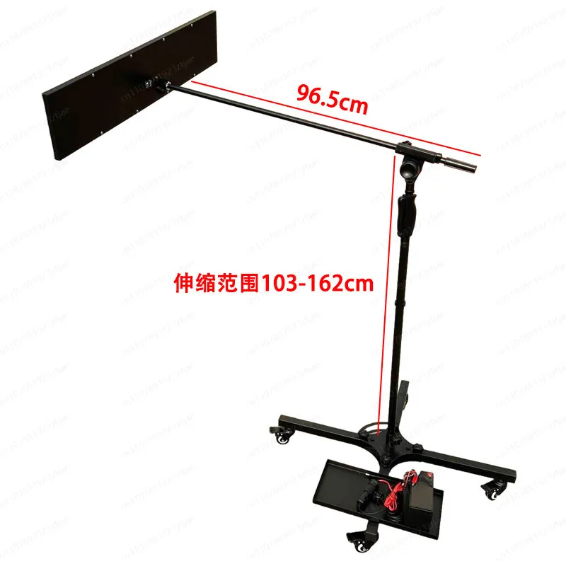 Car Dent Repair Tool, Wheel Floor Bracket 6 Color Adjustable Dent Dent Body Inspection Leveling Lamp