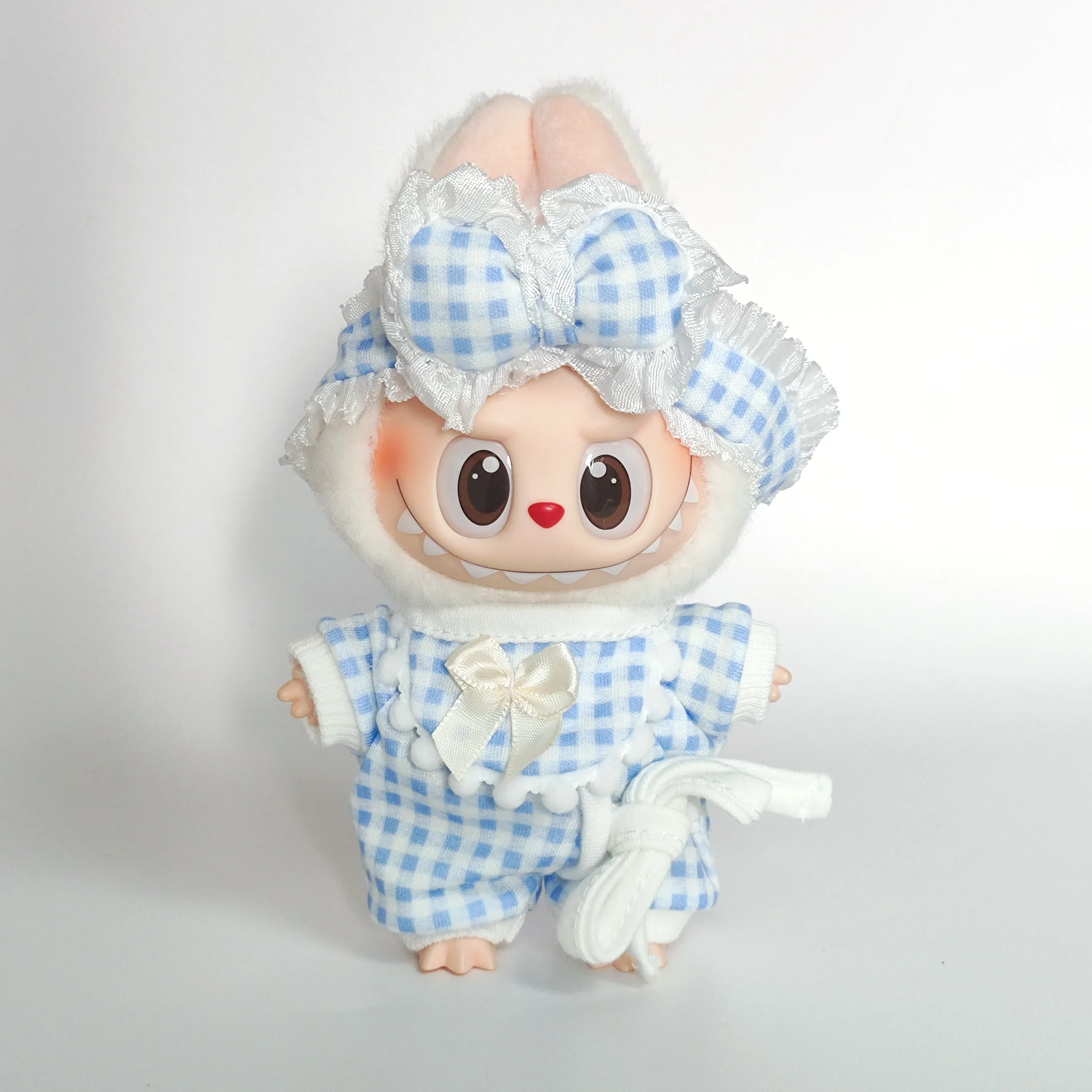 Одежда для лабу, аксессуары для одежды для Кореи, Kpop Labubu Idol, сидячая вечеринка V1 V2, осенний комплект шляп-комбинезон, одежда