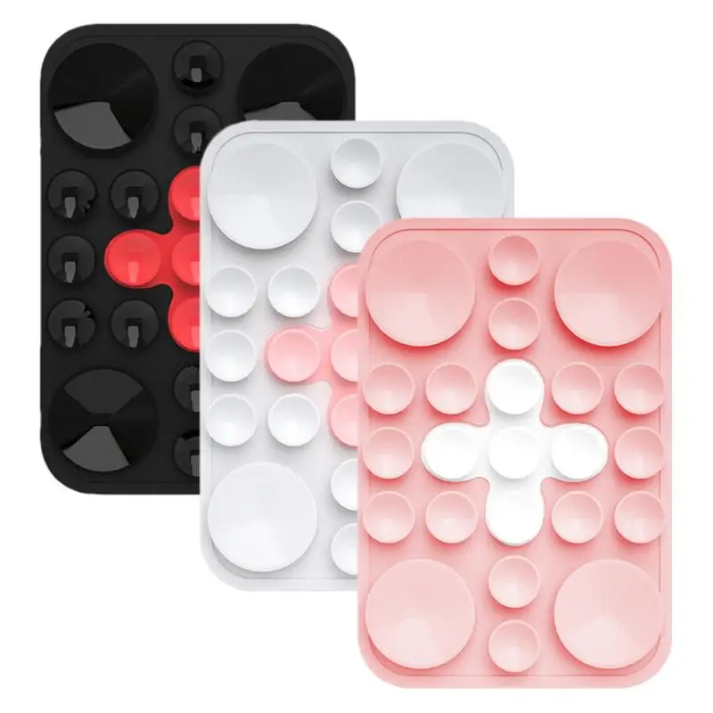 

Phone Silicone Suction Mount Phone Case Multifunctional Non-Slip Strong Adsorption Cellphone Stand Sticky For Home Car