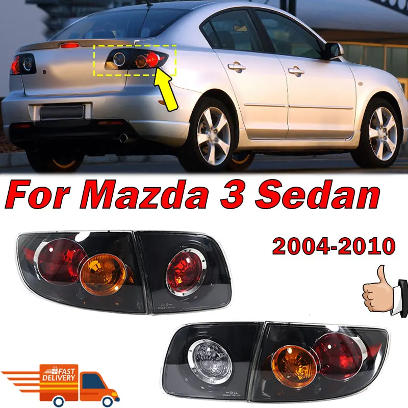 For Mazda 3 Sedan 2004 2005 2006 2007 2008 2009 2010 Tail Light Rear Turn Signal Warning Brake Reversing Lamp Taillight Housing