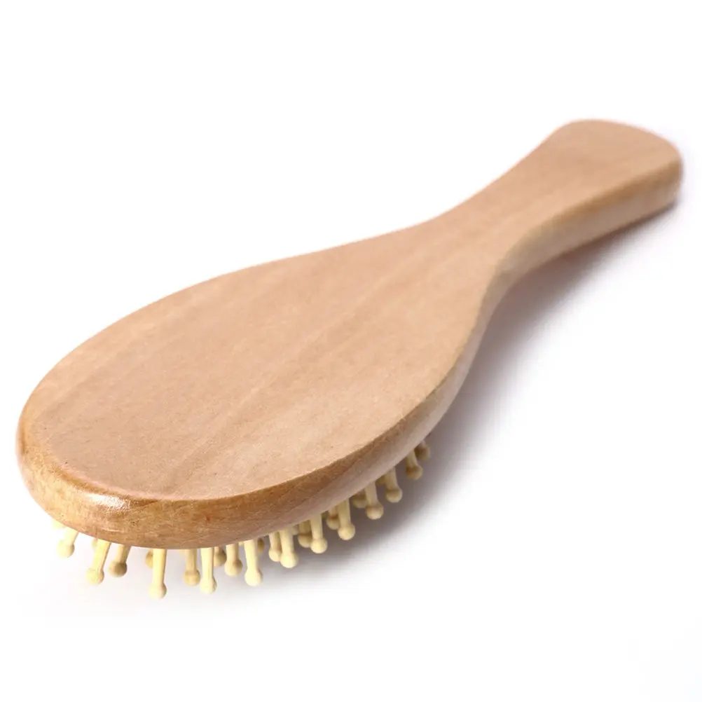 

Деревянная расческа-массажер для волос 175x88x26 мм, отшелушивающая, от перхоти, антистатическая, из натурального дерева, для роста волос