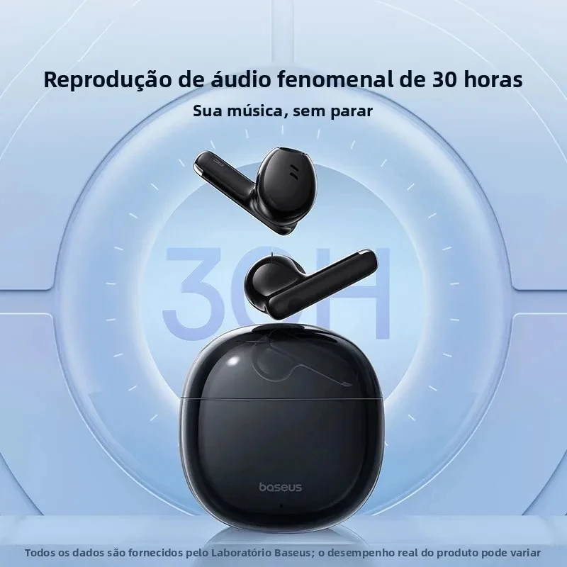 Fone De Ouvido Bluetooth 5.3 Baseus Bowie E13 Som Imersivel Recarregable Latencia Zero ENVIO IMEDIATO