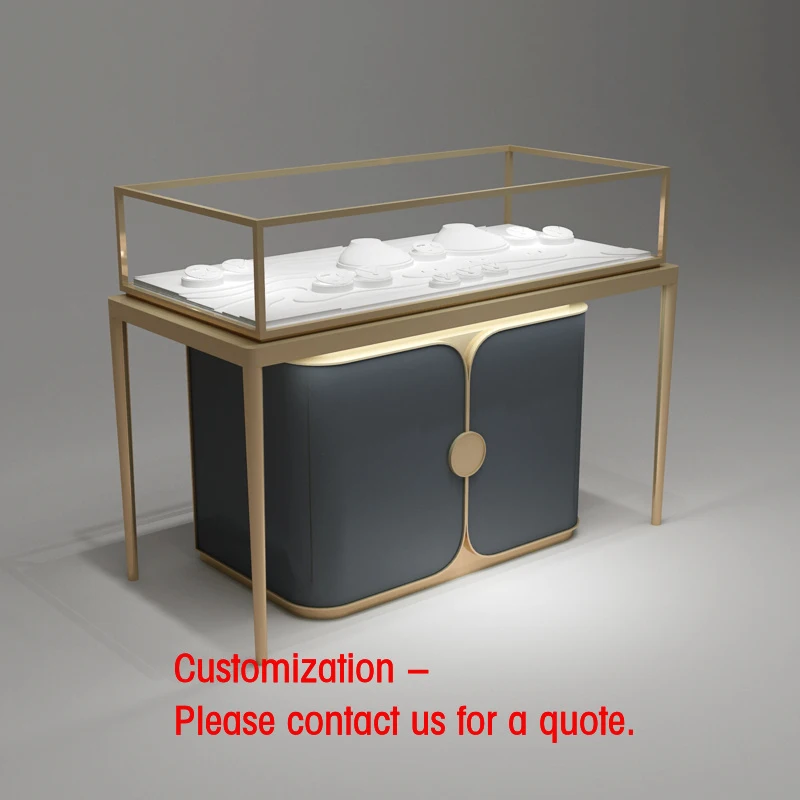 custom.Design Led Jewelry Lamp Electrical Cabinet Under showcase Shelves Storage Jewelry Cabinet with Full Length Led