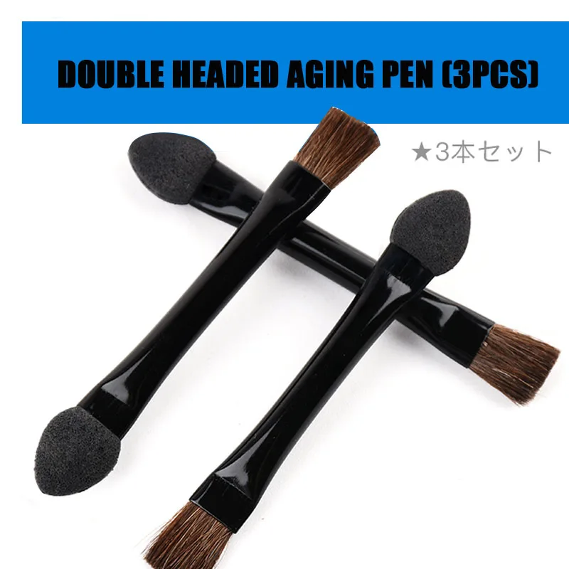 

TAMIYA 89929 Sponge Head Brush Set Applicator for Weathering Master 3PCS Double Headed Aging Wiping Pen Brushes Model Craft Tool