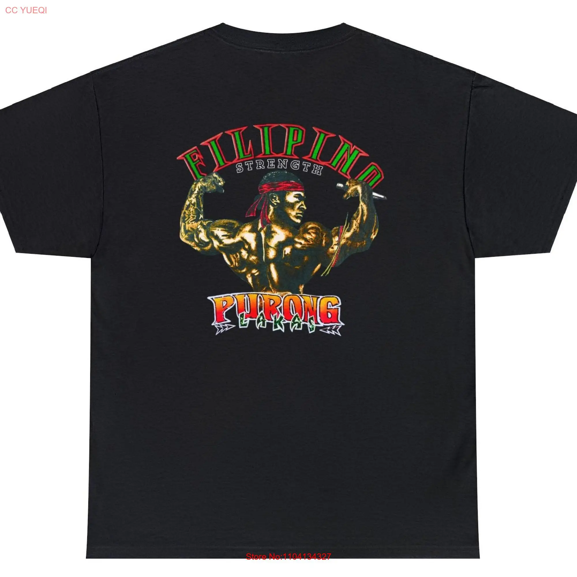 Filipino Strength Purong Lakas T Shirt Vintage Design 90s New Print Heavy Cotton long or short sleeves