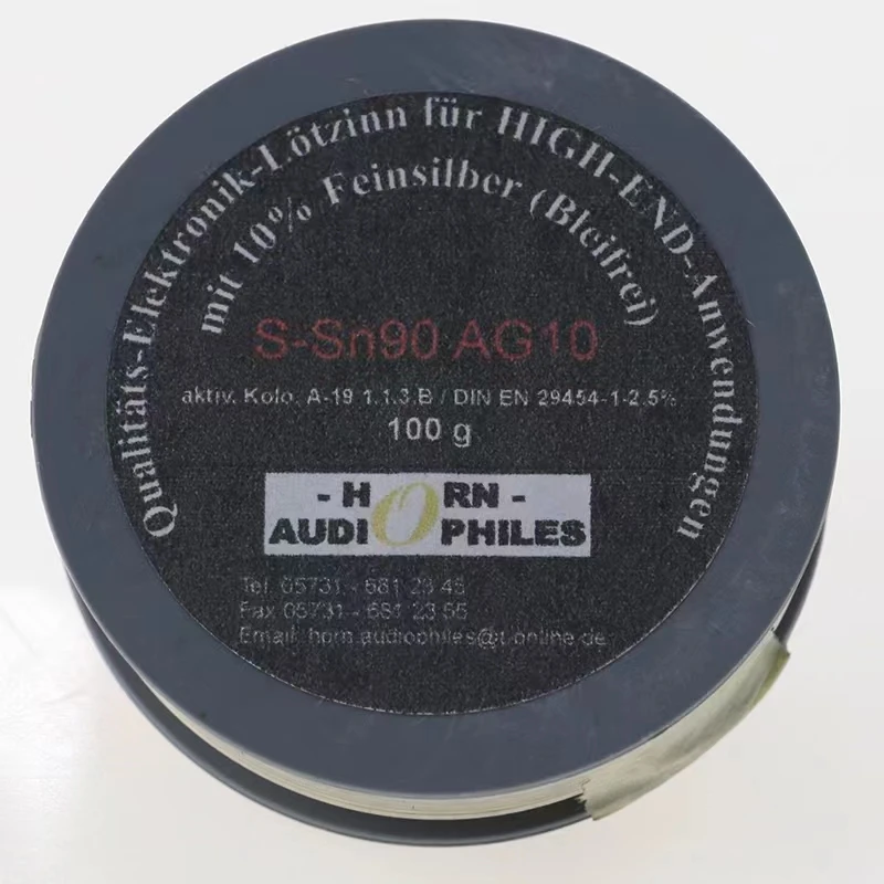 Drut lutowniczy srebrny AG audiophile, srebro 10%, średnica zewnętrzna 1mm, do samodzielnego wykonania, niskotopliwy, do lutownicy, długość 1-5m. — zdjęcie produktu 4