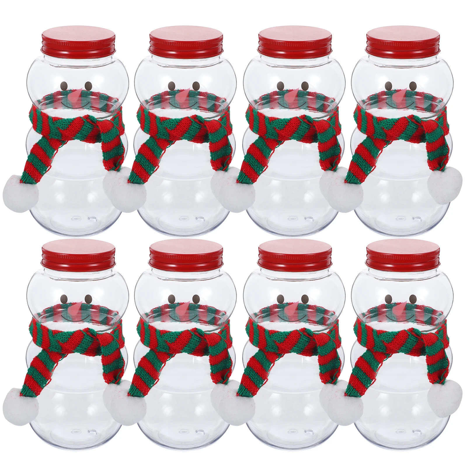

500ml Snowman Drink Cup Juice Bottle Outdoor Portable Bottles Storage Container Wrapping Jar Candy Bottom