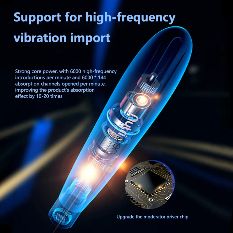 Terahertz azul pro dispositivo de terapia de luz alívio da dor varinha de alta frequência cuidados domiciliares dispositivo iteracare físico soprador de terapia de calor