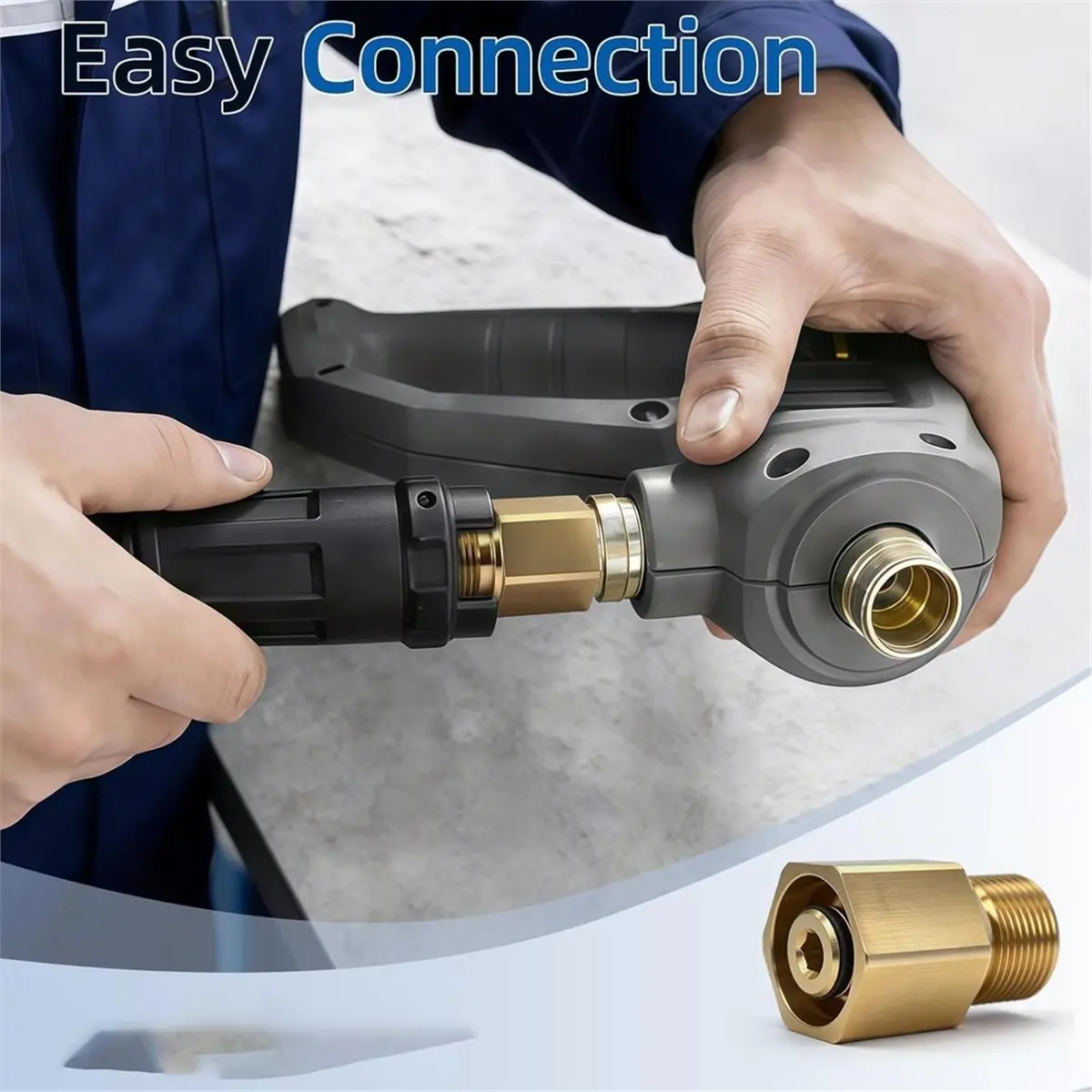Adapter Old to New for Easy- TR22 IG to M22 X 1.5AG Conversion Connector for HD HDS ProHD