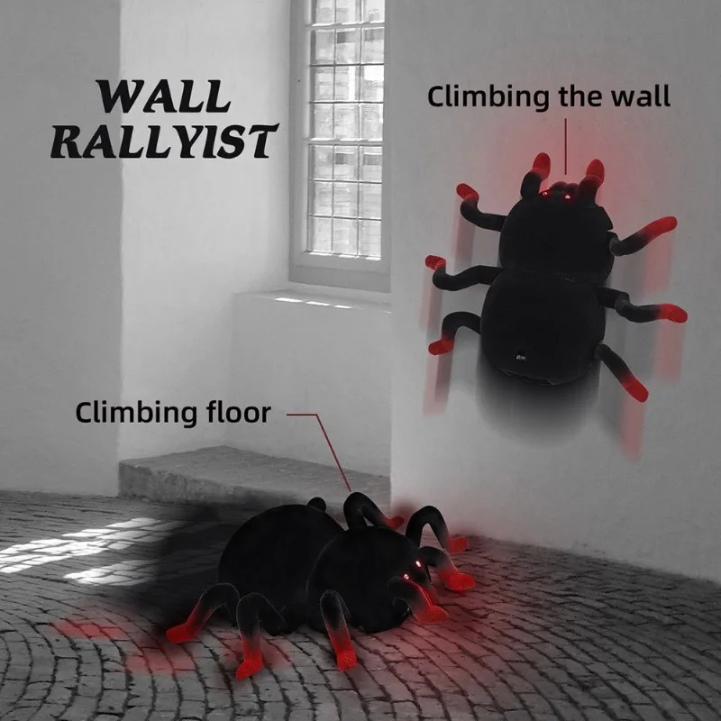 

B78B-RC Wall Crawler Tarantula Wall , Rechargeable Wall Climbing Spider For Boys & Girls Ages 3 & Up