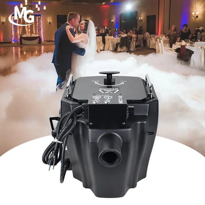 

USA Warehouse New High Capacity Dry Ice Machine 3500W Low Smoke Machine Dry Ice Fog Machine for Stage Performances