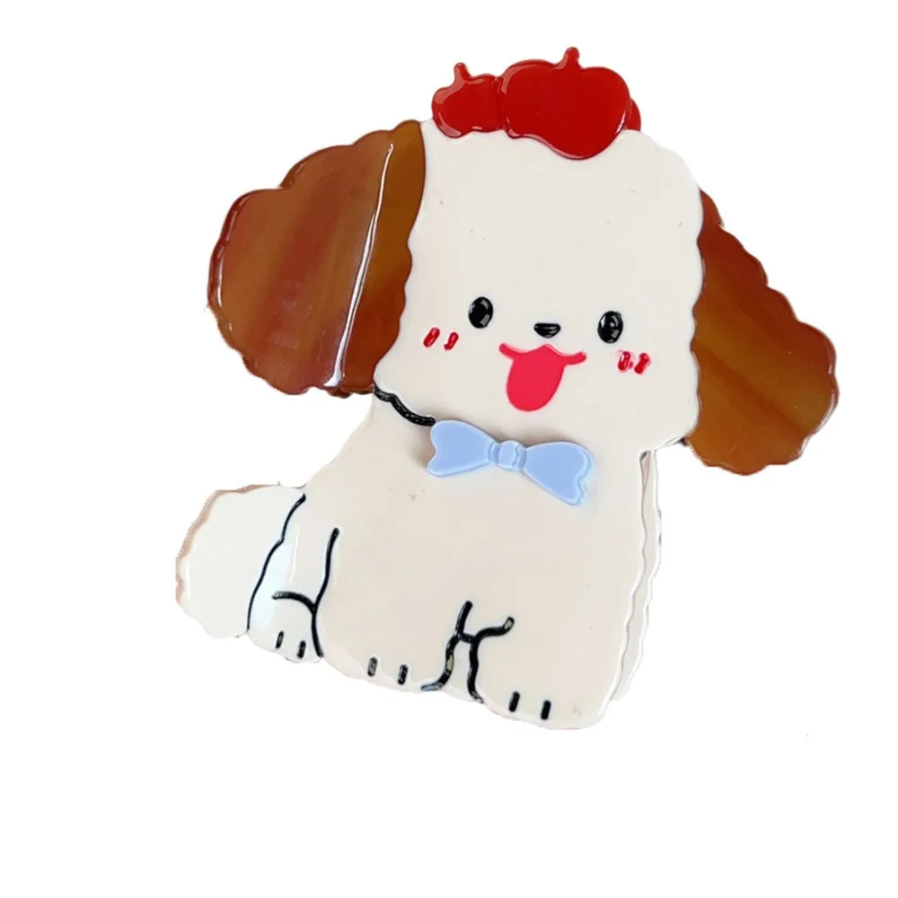 

Cute Puppy Cartoon Shark Clip Hair Accessories Large Acetic Acid Hair Claw Headdress Crab Clip Hair Clip Girls