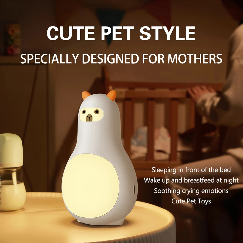 Portable Sleeping Aid Speaker Warm Mode Night Light 50H Long Battery Life Multiple Sound Scenes Sleep White Noise instrument